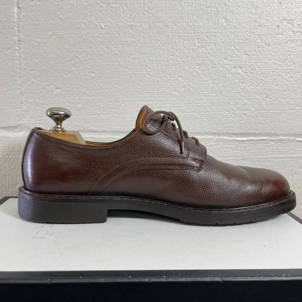 Mephisto Marlon Brown Leather Plain Toe Oxford Dress Shoes Men's 11.5 US/11 EU